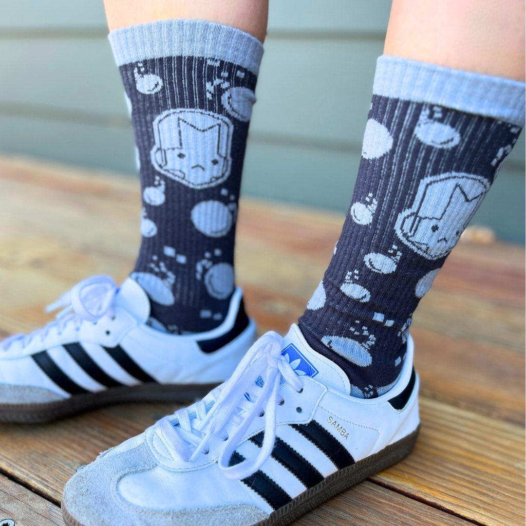 Gray Knight Socks — THE BEHEMOTH STORE