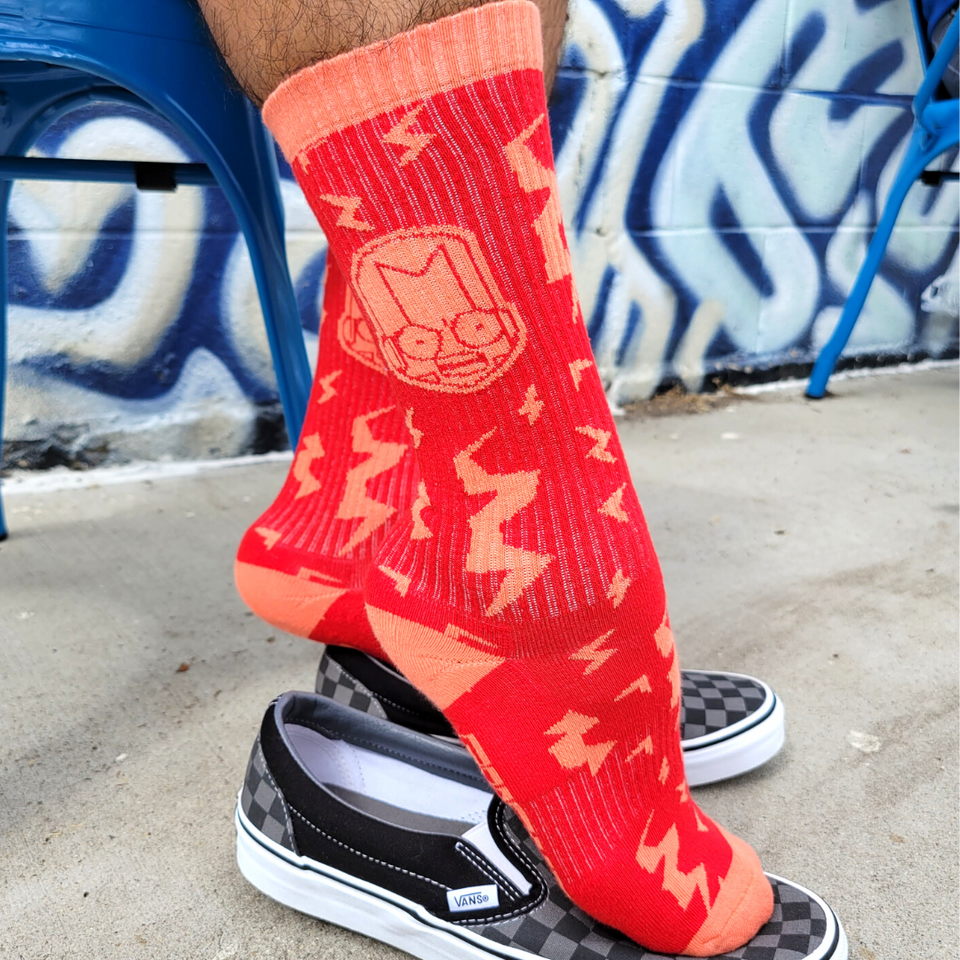 Red Knight Socks — THE BEHEMOTH STORE